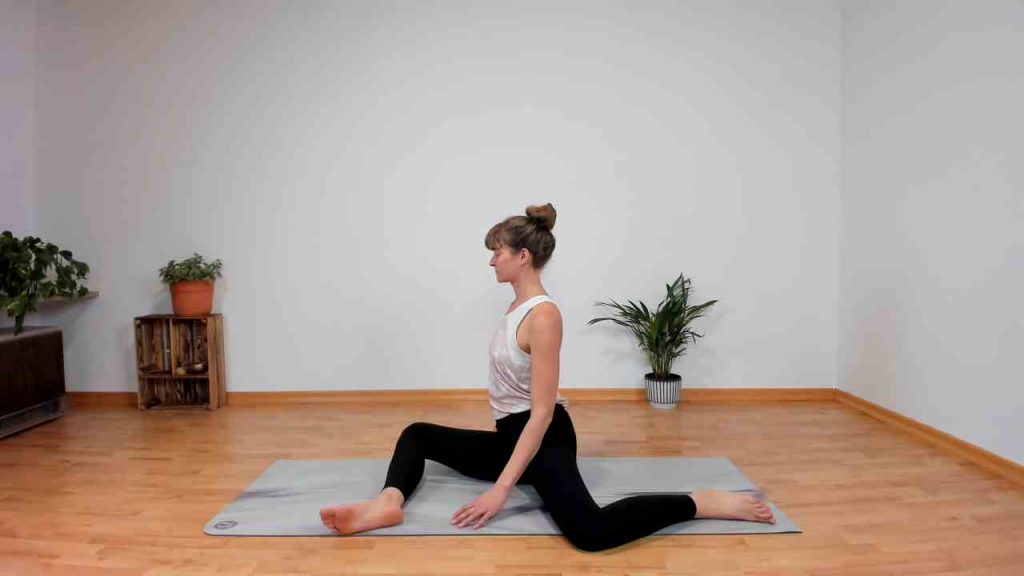 Yoga Reh sitzend