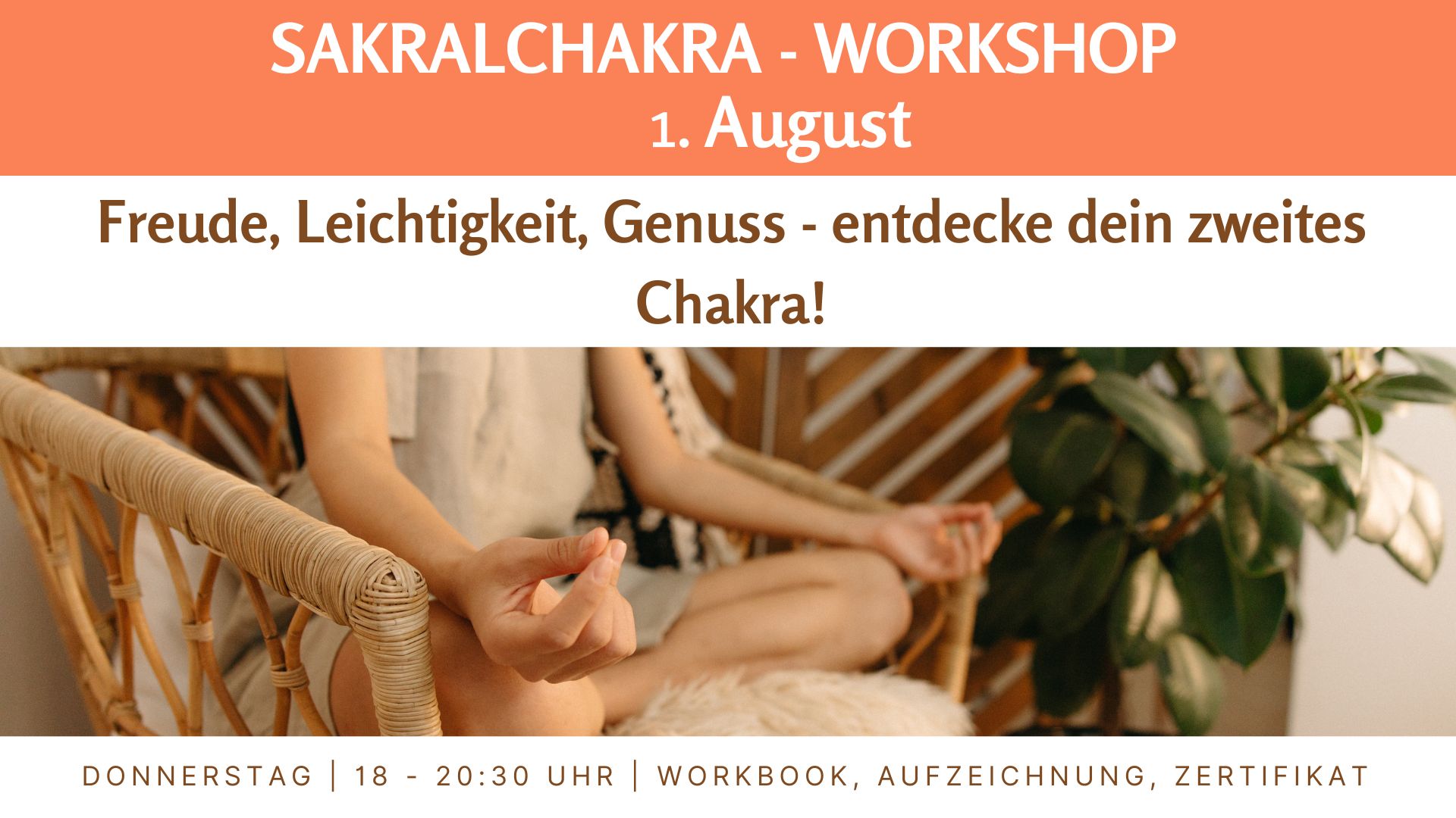 Sakralchakra-Workshop: Freude & Leichtigkeit
